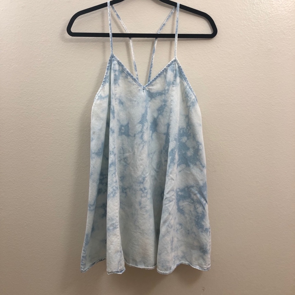 Bleached Denim Dress